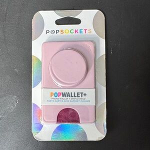 PopSocket PopWallet+ Phone Wallet & Grip - Light Pink